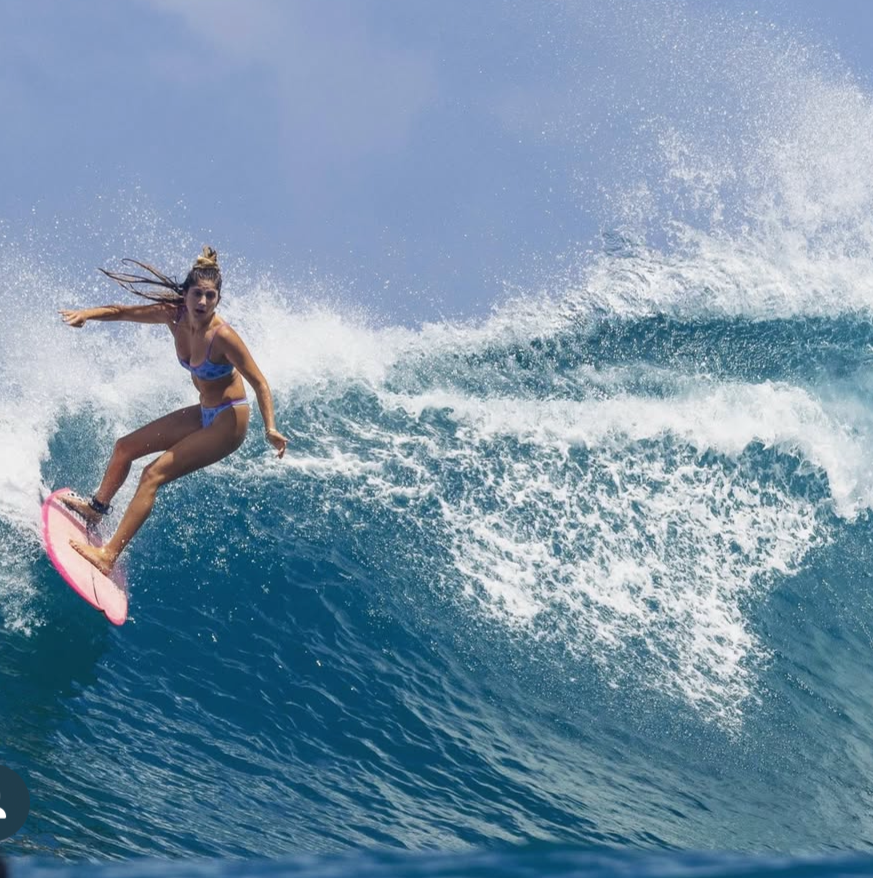 בגד ים חלק עליון MAGIZ - סגול + סרף